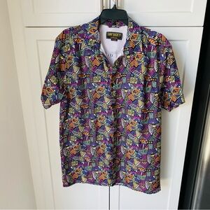 Surf Society Mens surf wear shirt XL tropical